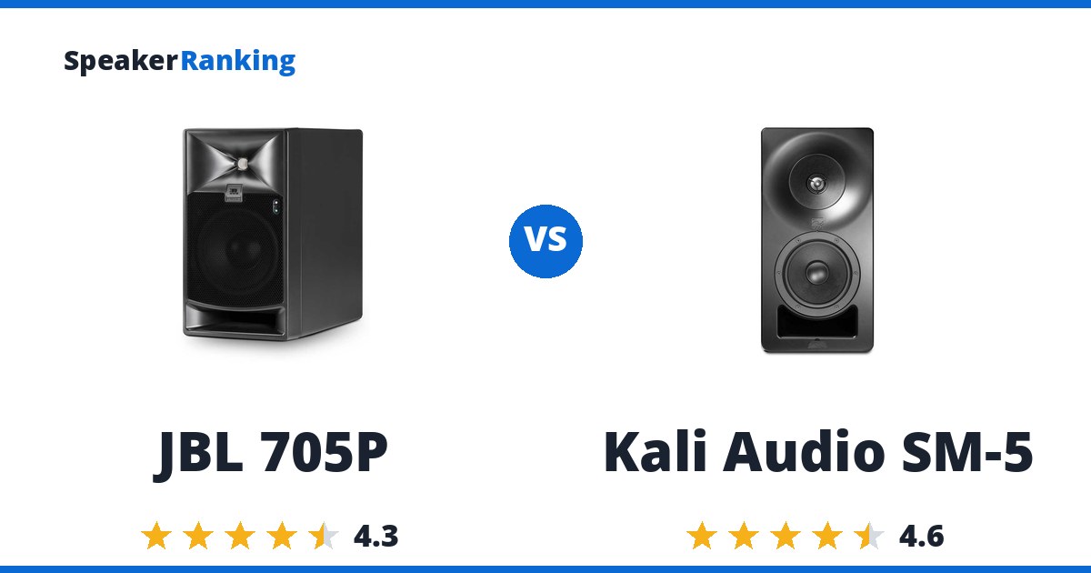 JBL 705P vs Kali Audio SM-5