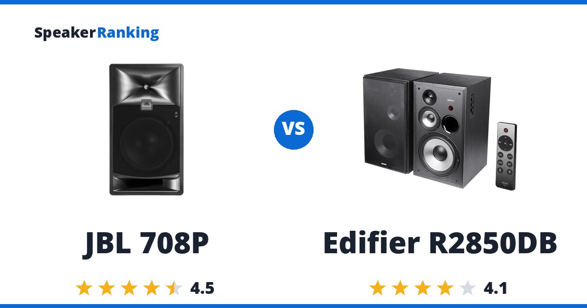 JBL 708P vs Edifier R2850DB