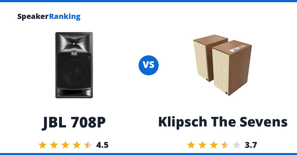 JBL 708P vs Klipsch The Sevens