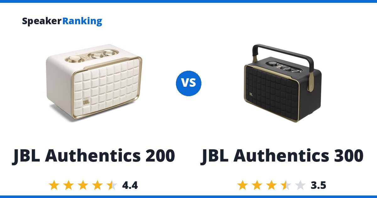 JBL Authentics 200 vs JBL Authentics 300