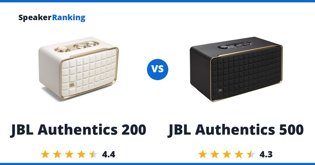 JBL Authentics 200 vs JBL Authentics 500