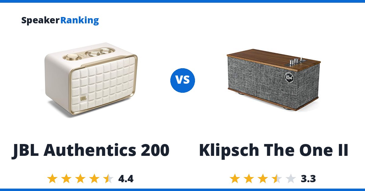 JBL Authentics 200 vs Klipsch The One II