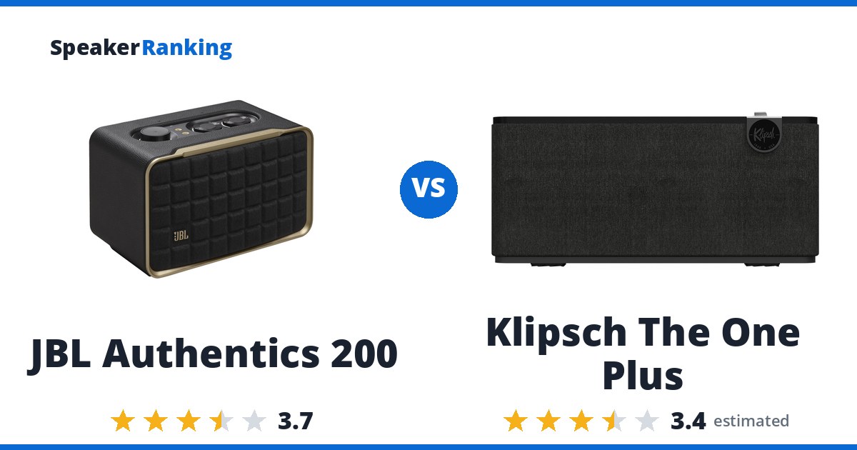 JBL Authentics 200 vs Klipsch The One Plus