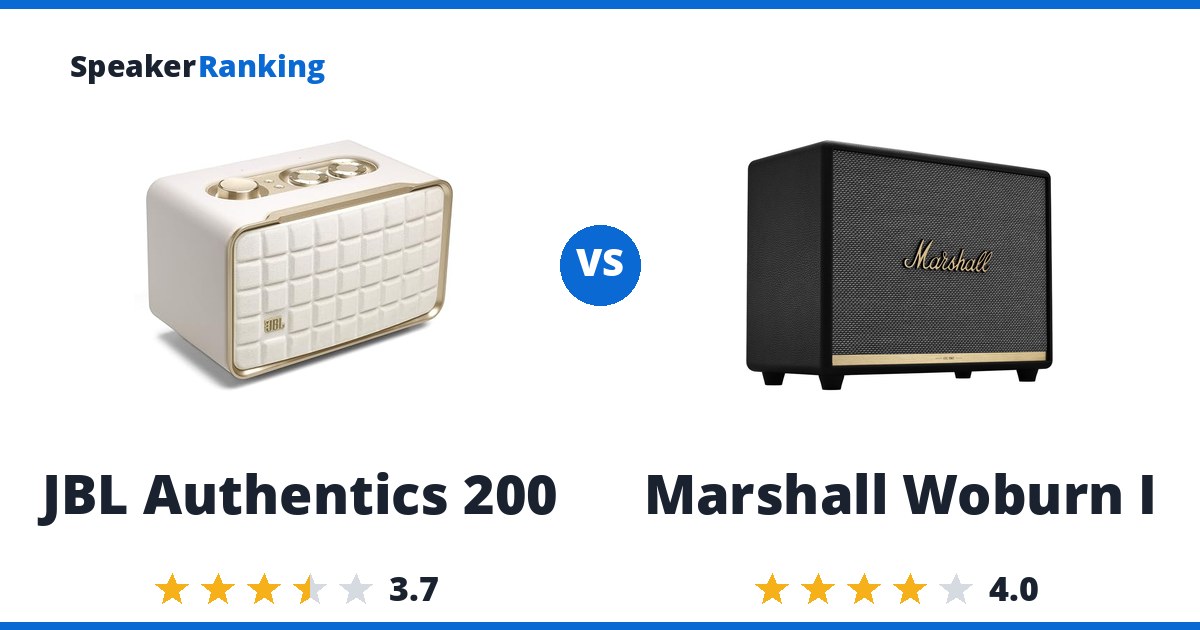 JBL Authentics 200 vs Marshall Woburn I