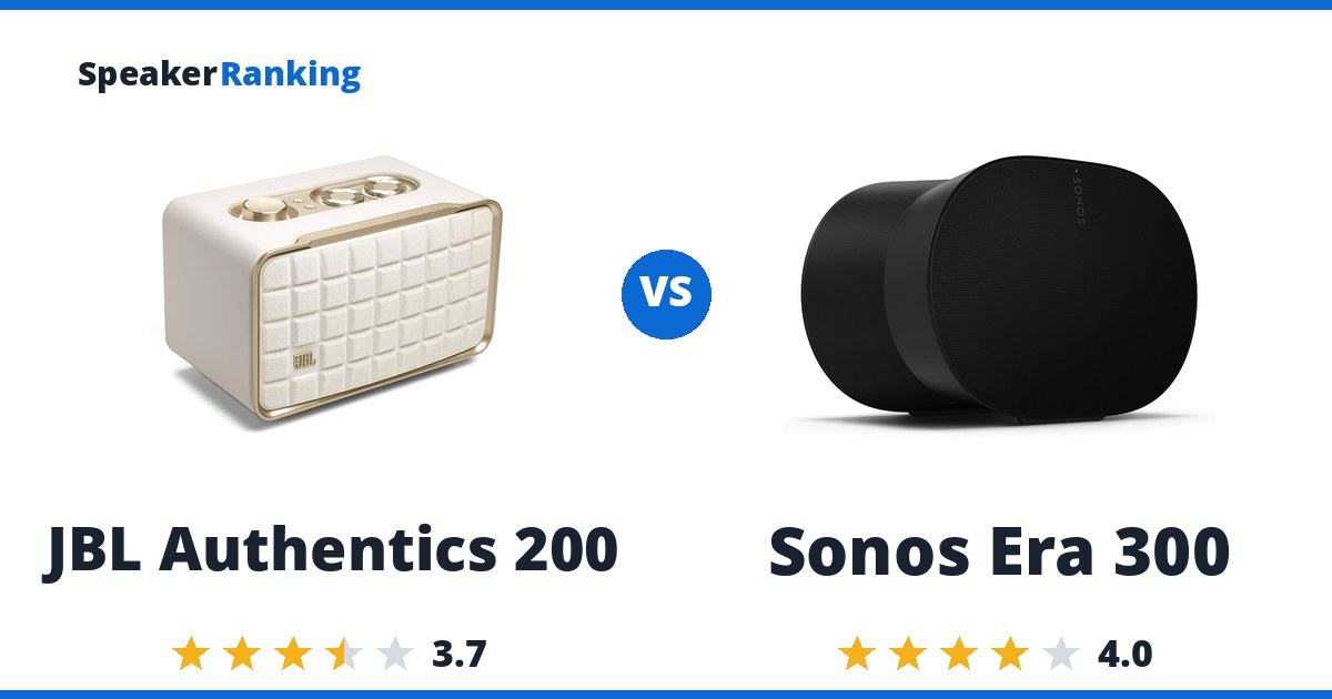 JBL Authentics 200 vs Sonos Era 300
