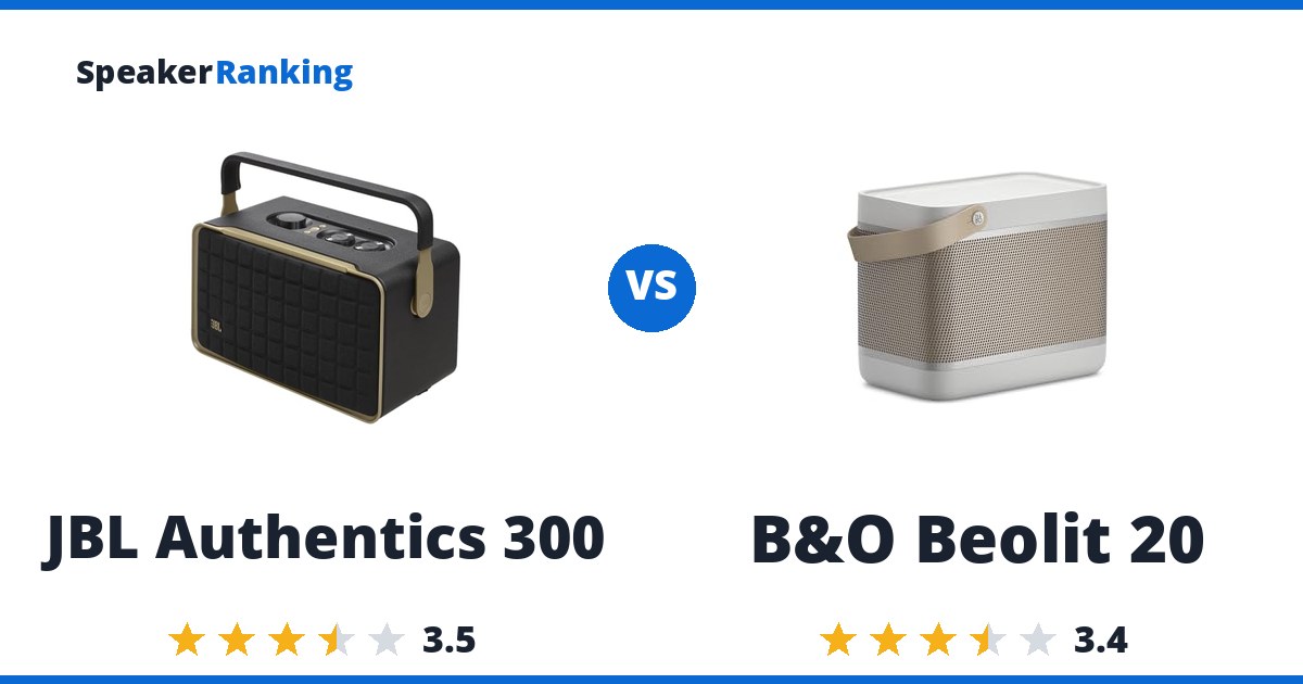JBL Authentics 300 vs B&O Beolit 20