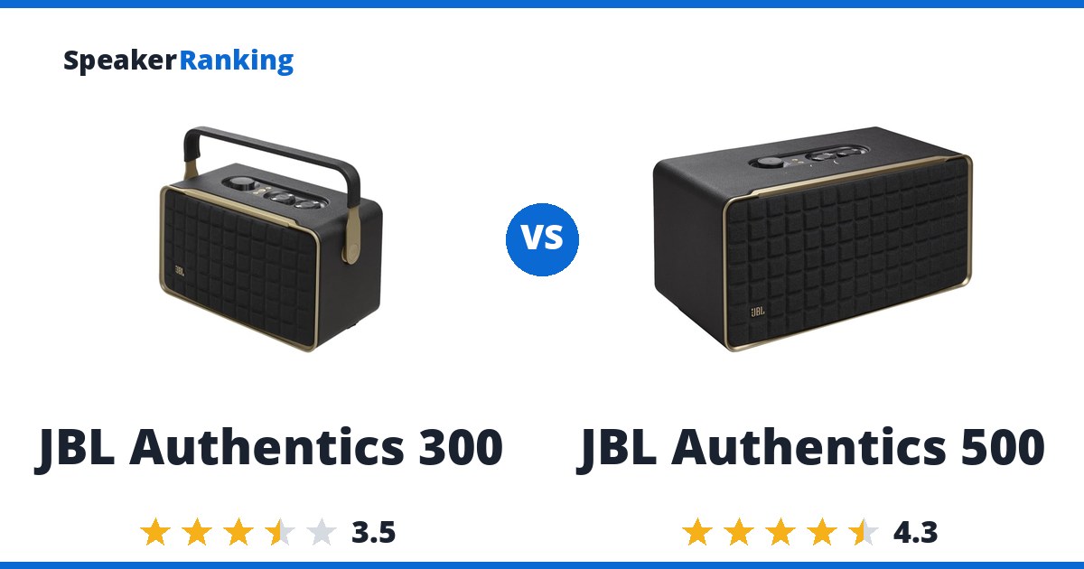 JBL Authentics 300 vs JBL Authentics 500