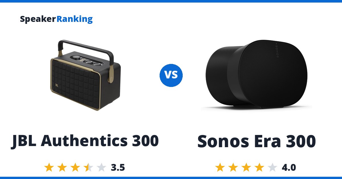 JBL Authentics 300 vs Sonos Era 300