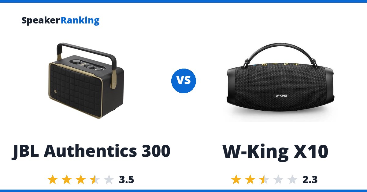 JBL Authentics 300 vs W-King X10