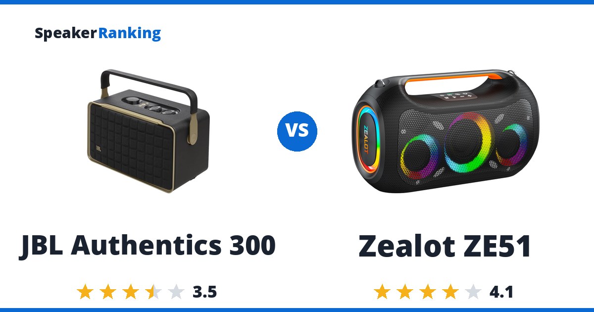 JBL Authentics 300 vs Zealot ZE51