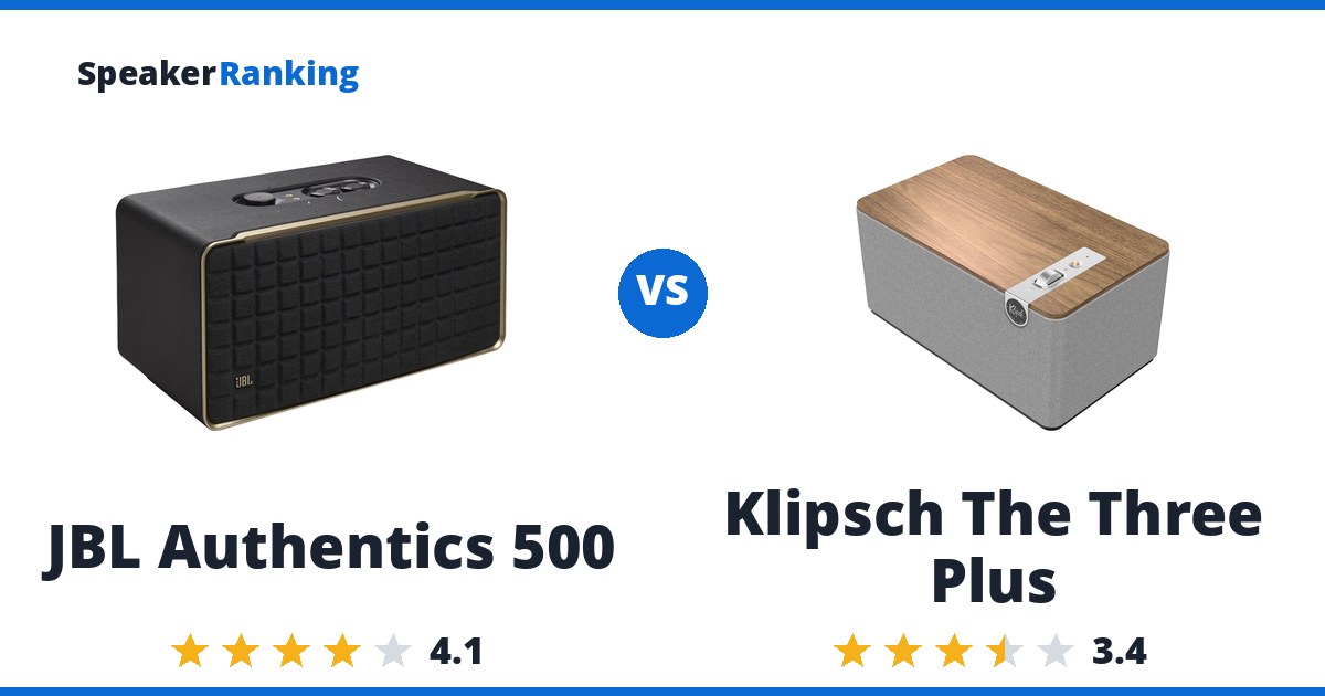 JBL Authentics 500 vs Klipsch The Three Plus