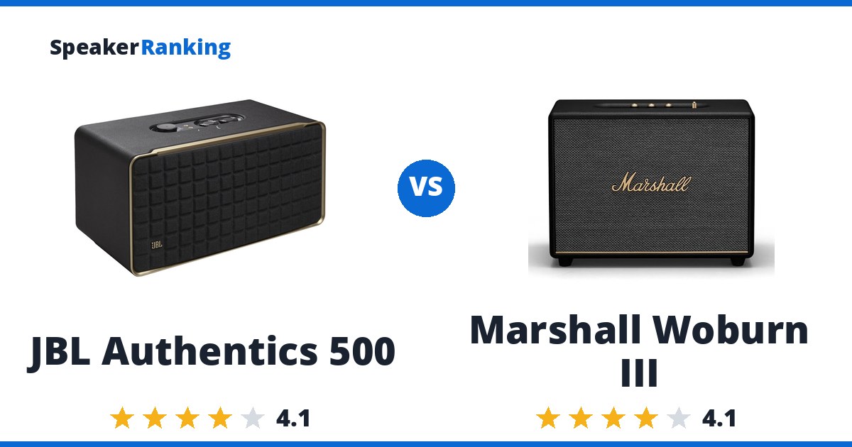 JBL Authentics 500 vs Marshall Woburn III