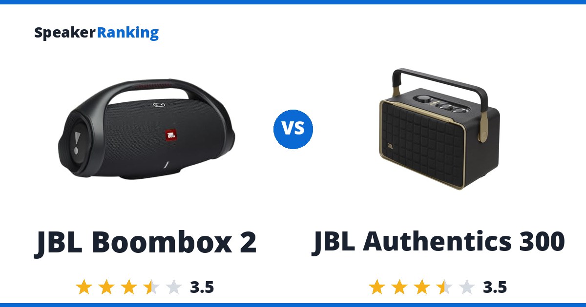 JBL Boombox 2 vs JBL Authentics 300