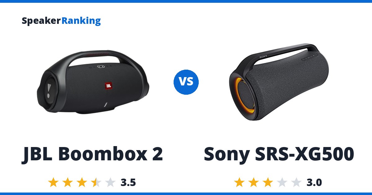 JBL Boombox 2 vs Sony SRS-XG500