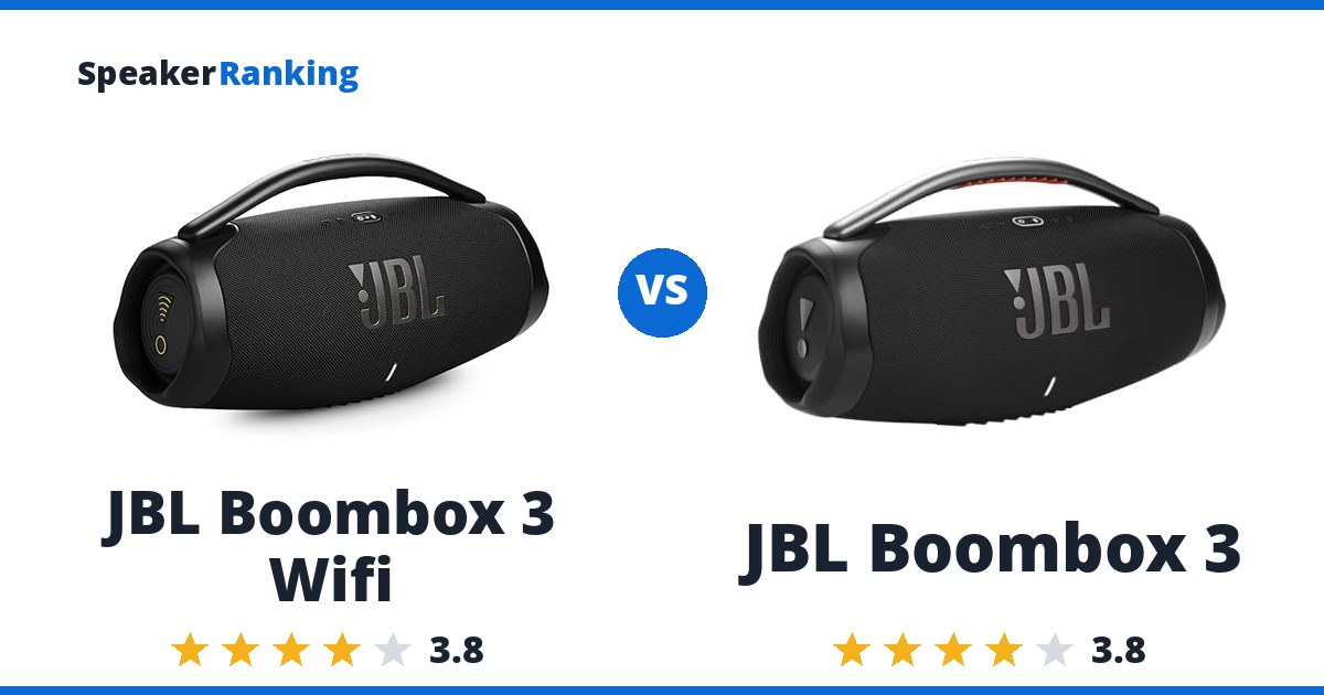 JBL Boombox 3 Wifi vs JBL Boombox 3