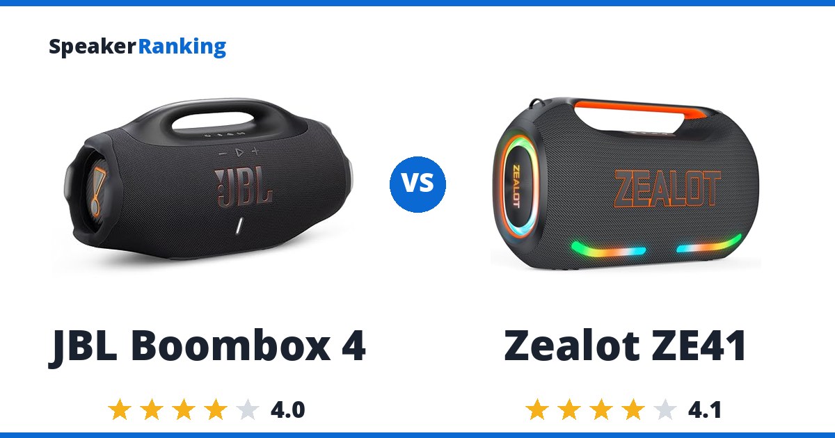 JBL Boombox 4 vs Zealot ZE41