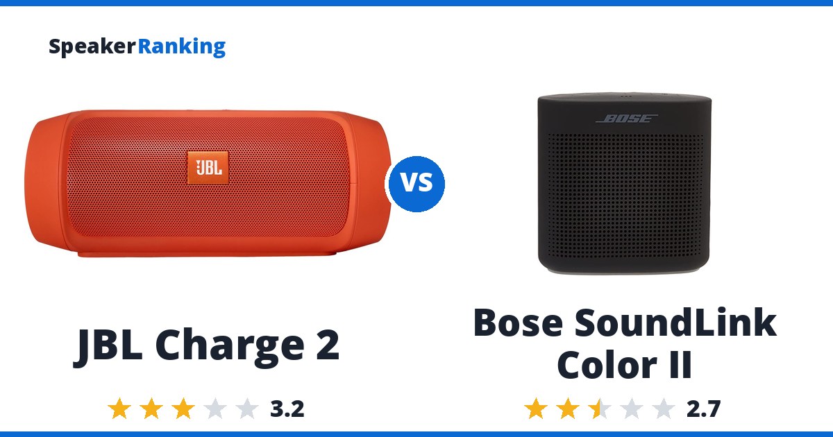JBL Charge 2 vs Bose SoundLink Color II