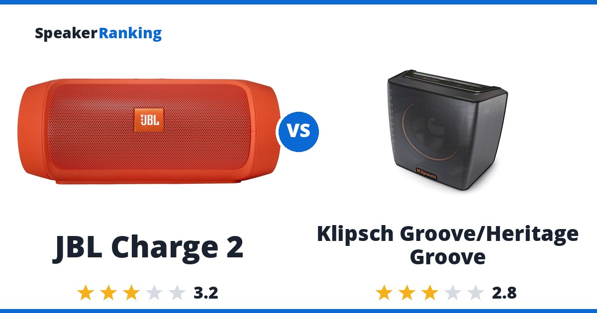 JBL Charge 2 vs Klipsch Groove/Heritage Groove