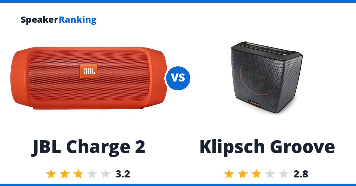 JBL Charge 2 vs Klipsch Groove