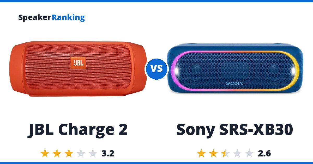 JBL Charge 2 vs Sony SRS-XB30
