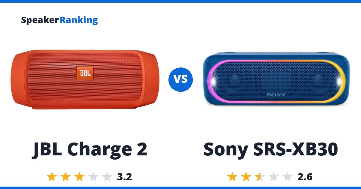JBL Charge 2 vs Sony SRS-XB30