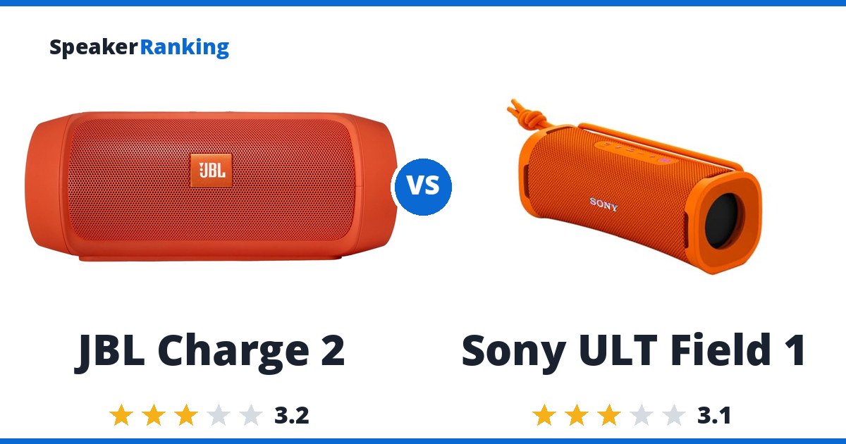 JBL Charge 2 vs Sony ULT Field 1