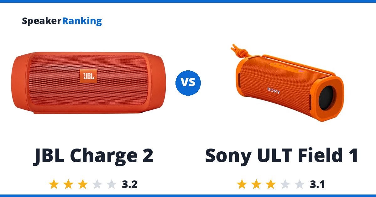 JBL Charge 2 vs Sony ULT Field 1