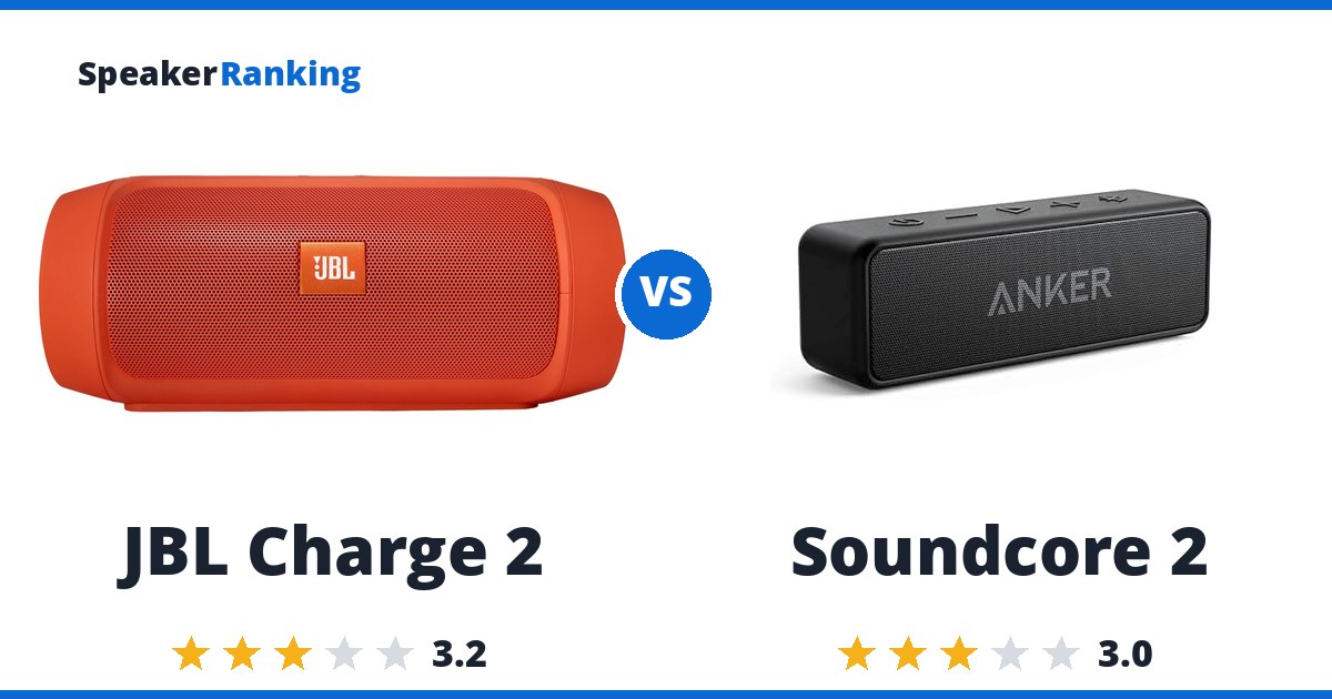 JBL Charge 2 vs Soundcore 2