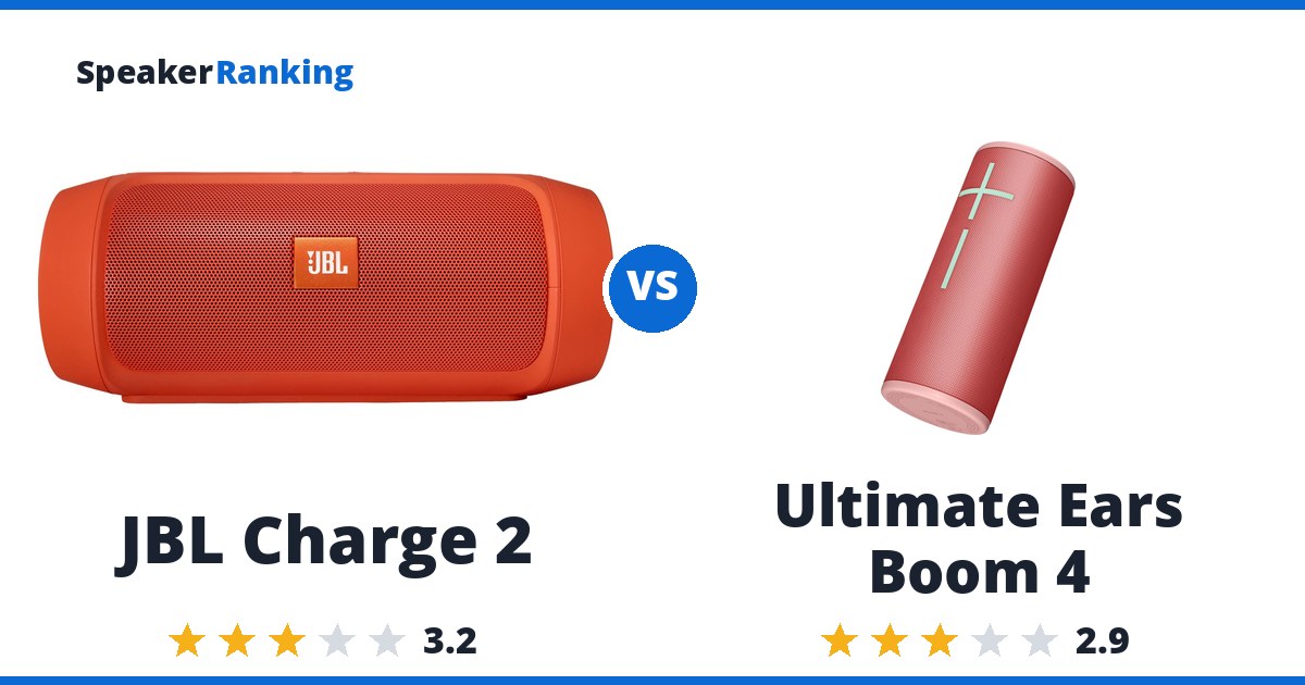 JBL Charge 2 vs Ultimate Ears Boom 4