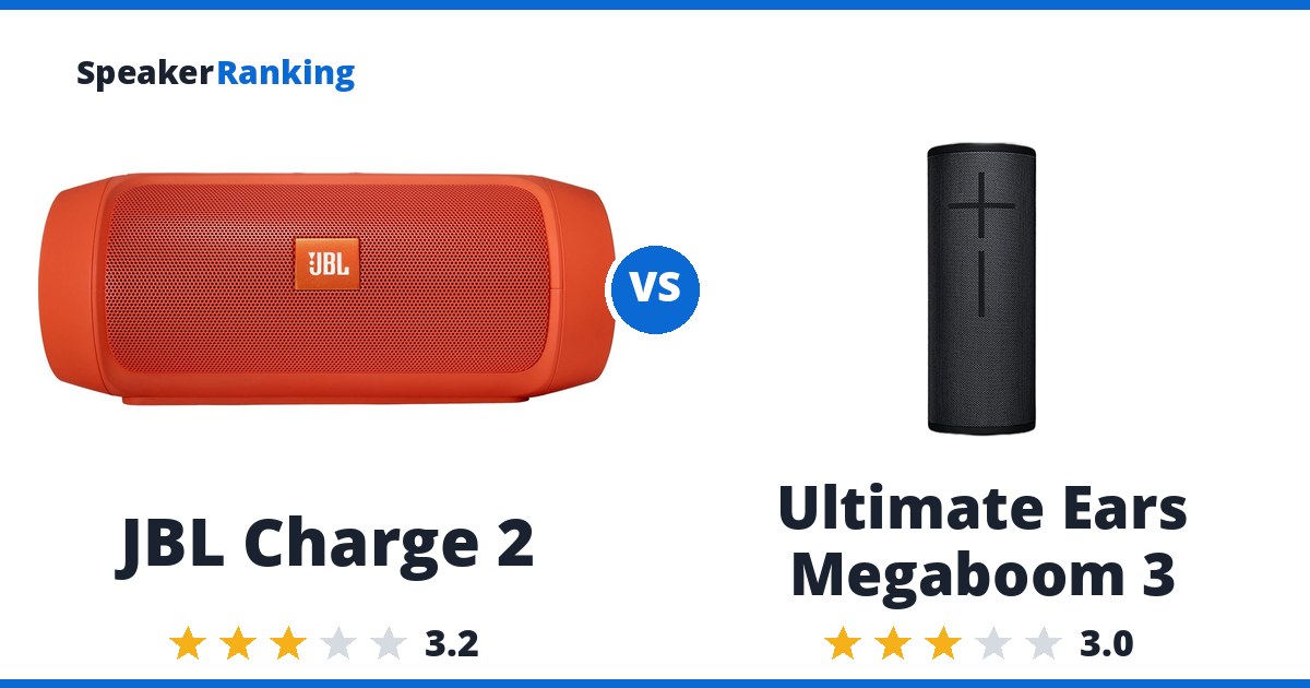 JBL Charge 2 vs Ultimate Ears Megaboom 3