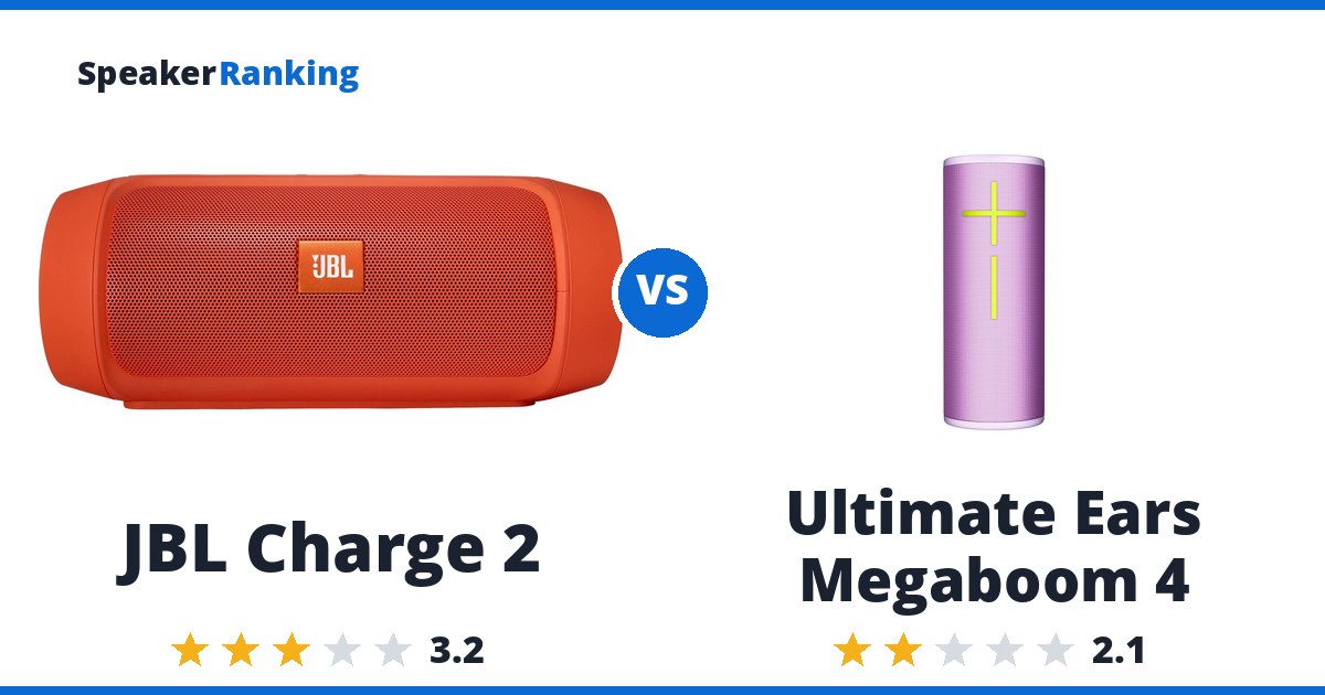JBL Charge 2 vs Ultimate Ears Megaboom 4