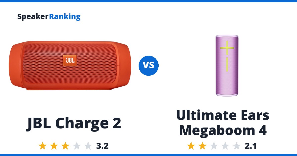 JBL Charge 2 vs Ultimate Ears Megaboom 4