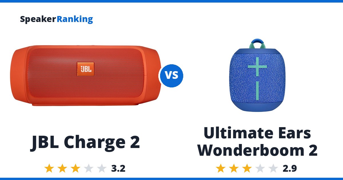 JBL Charge 2 vs Ultimate Ears Wonderboom 2