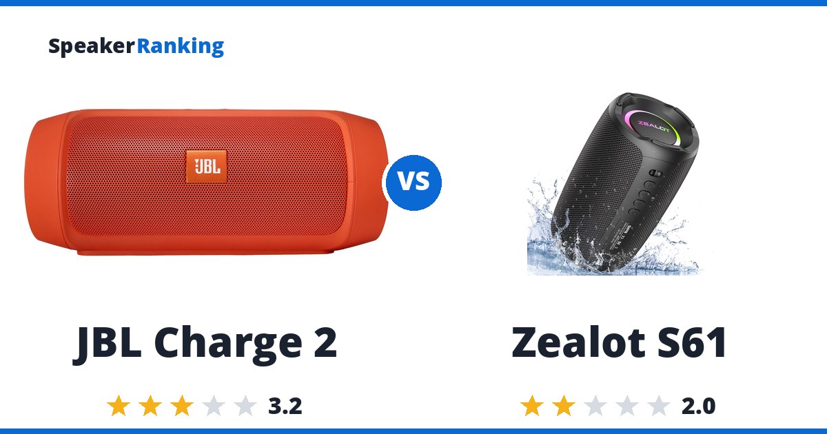 JBL Charge 2 vs Zealot S61