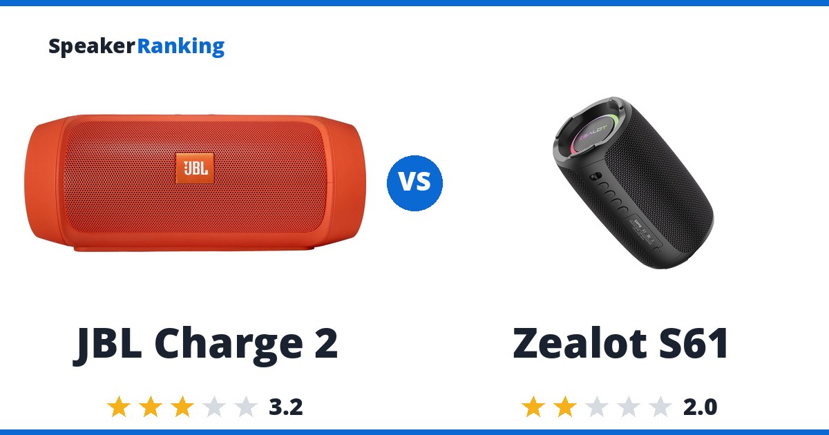 JBL Charge 2 vs Zealot S61