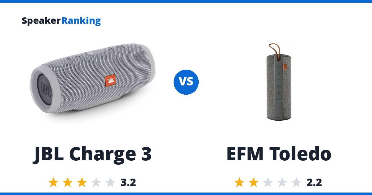 JBL Charge 3 vs EFM Toledo