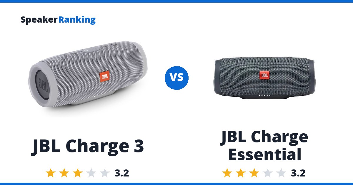 JBL Charge 3 vs JBL Charge Essential