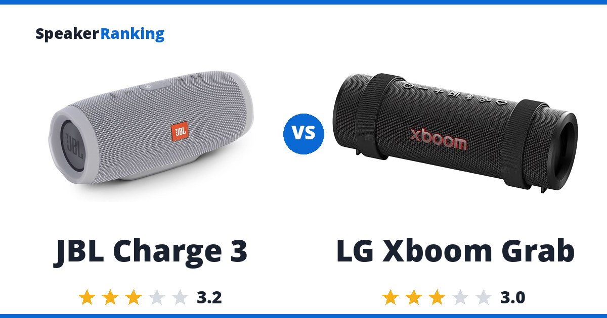 JBL Charge 3 vs LG Xboom Grab