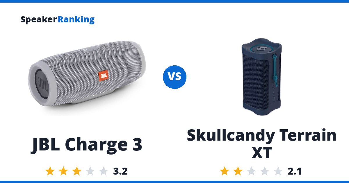 JBL Charge 3 vs Skullcandy Terrain XT