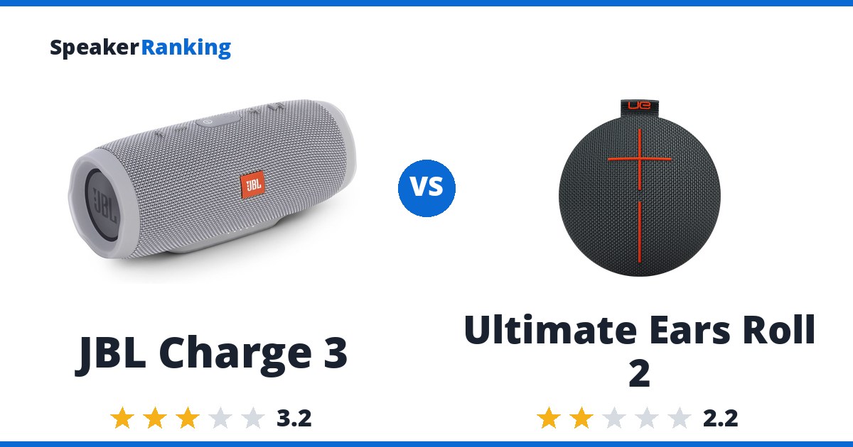 JBL Charge 3 vs Ultimate Ears Roll 2