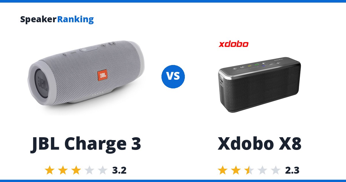 JBL Charge 3 vs Xdobo X8