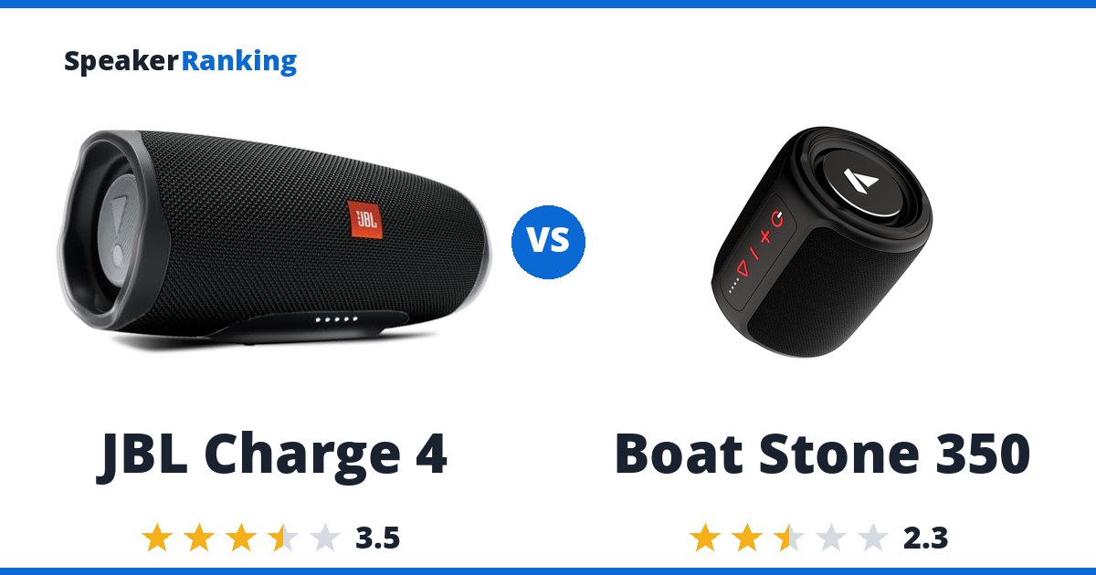 JBL Charge 4 vs Boat Stone 350