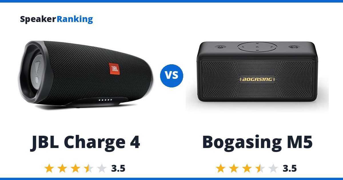 JBL Charge 4 vs Bogasing M5