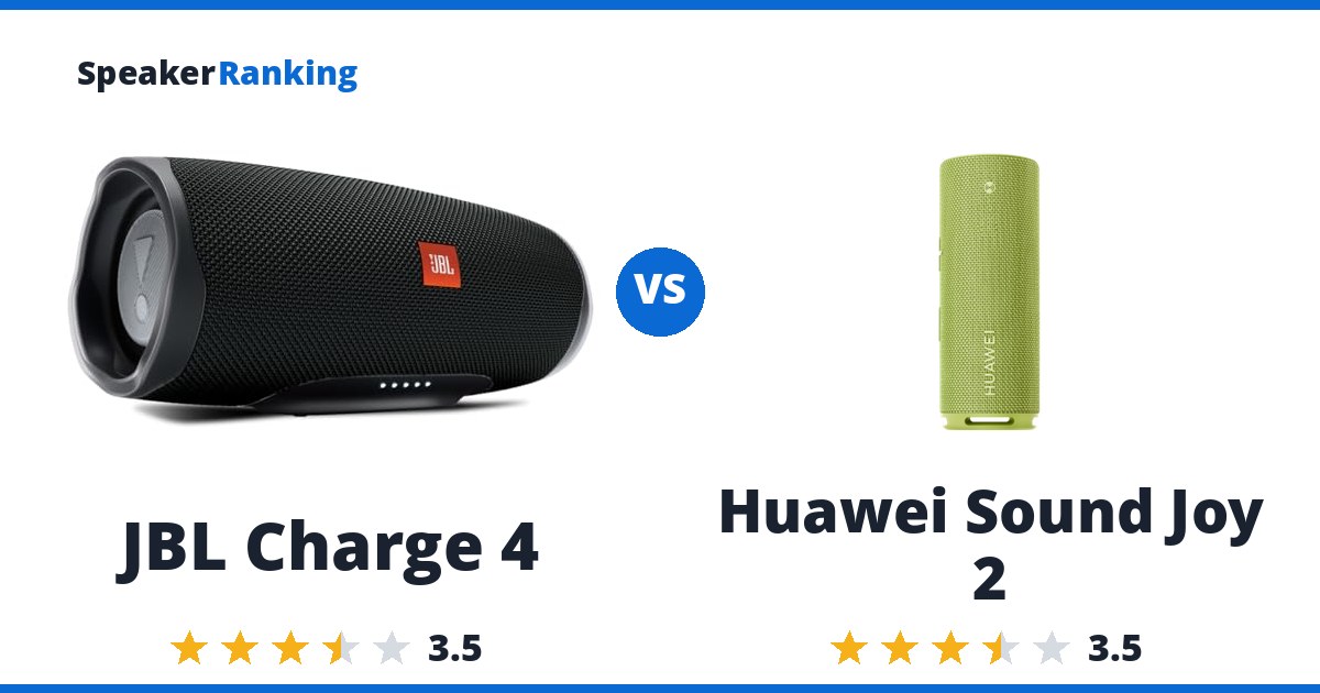 JBL Charge 4 vs Huawei Sound Joy 2