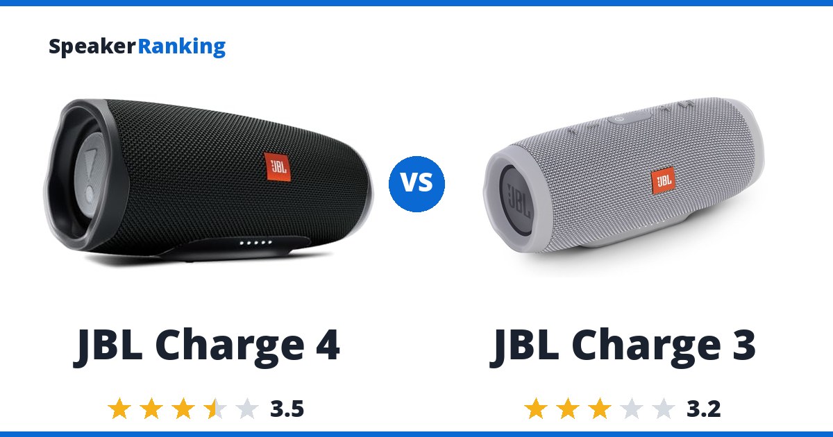 JBL Charge 4 vs JBL Charge 3