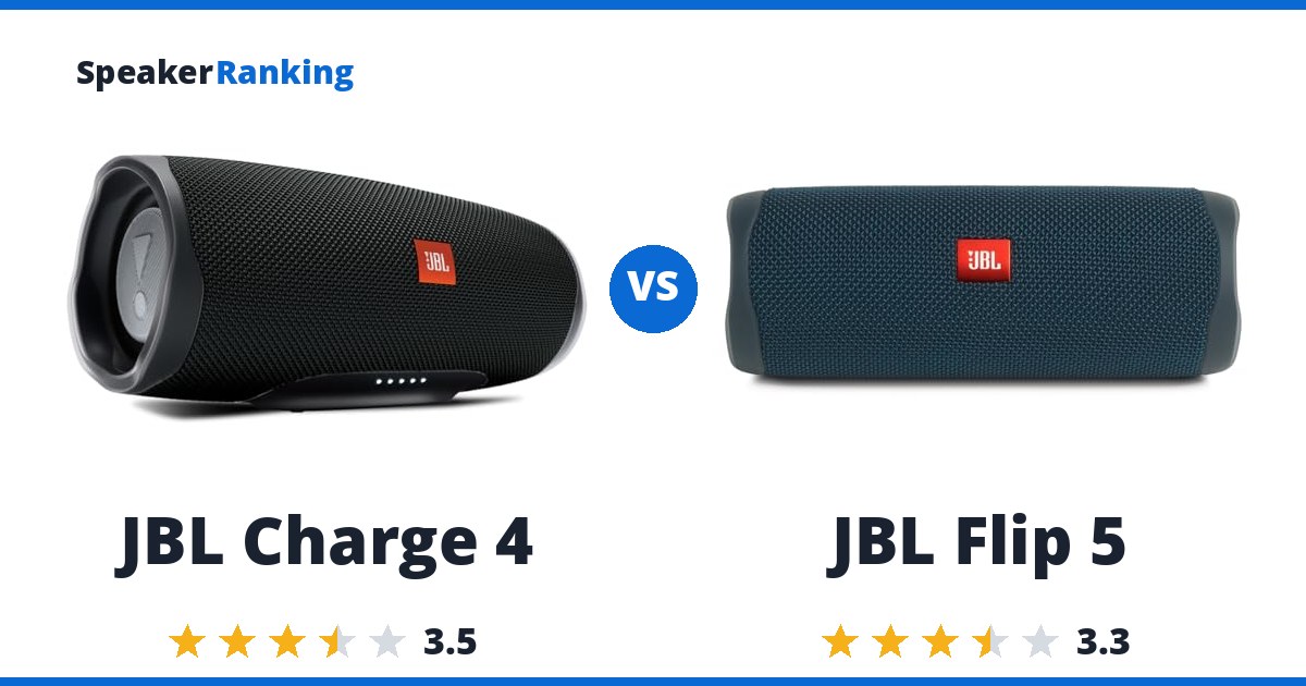 JBL Charge 4 vs JBL Flip 5