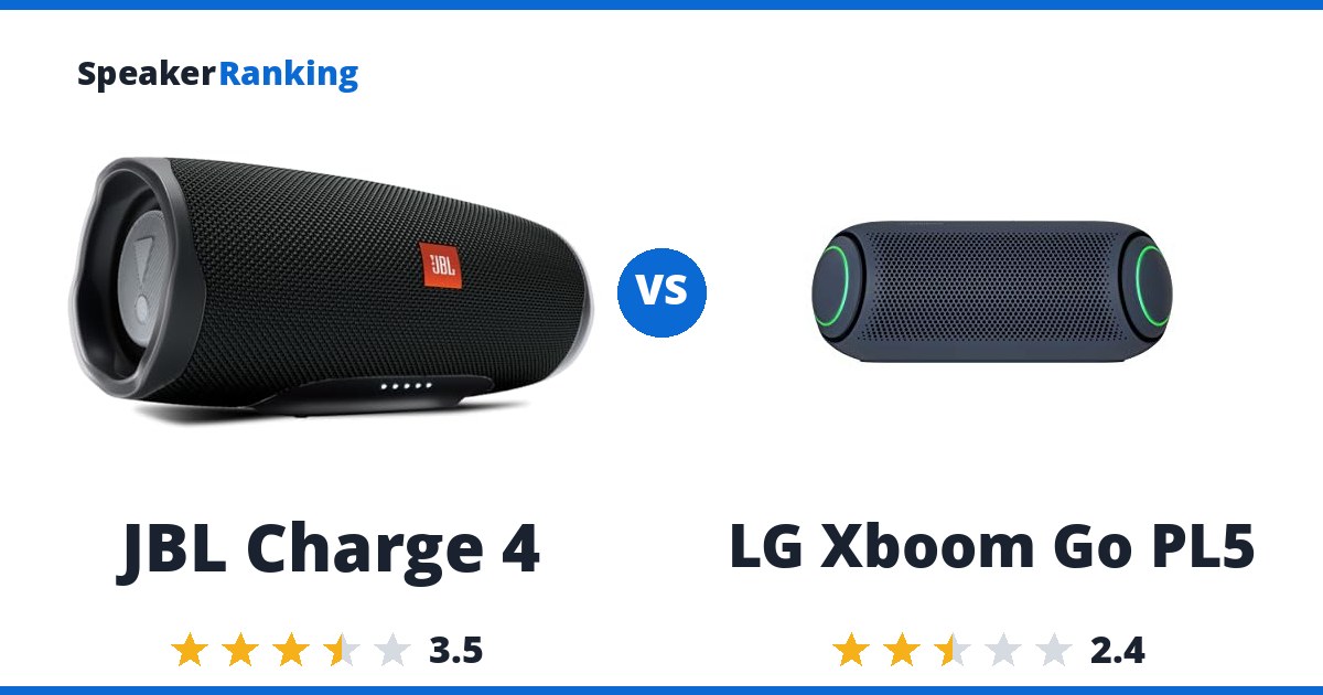 JBL Charge 4 vs LG Xboom Go PL5