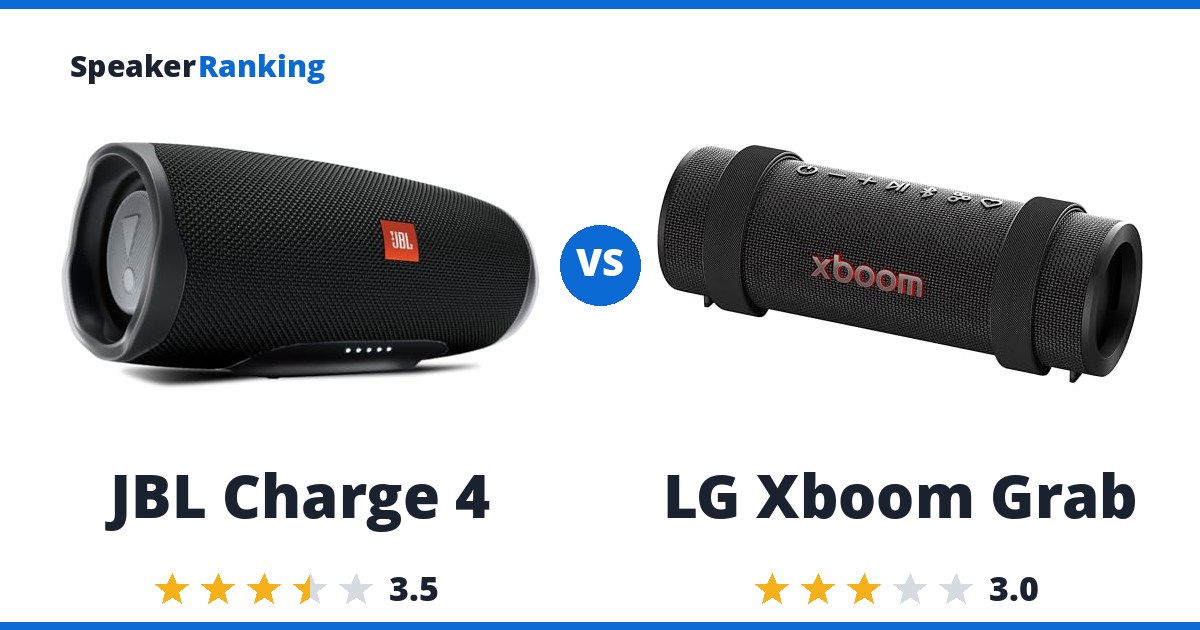 JBL Charge 4 vs LG Xboom Grab