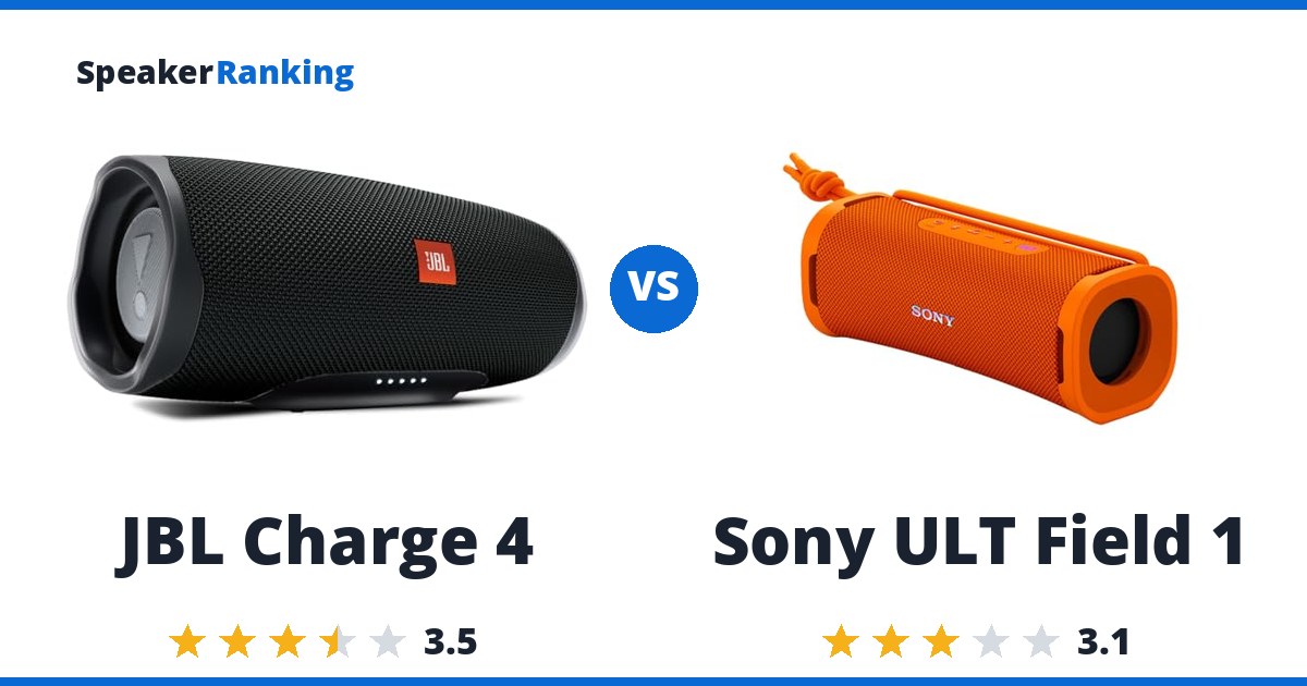 JBL Charge 4 vs Sony ULT Field 1