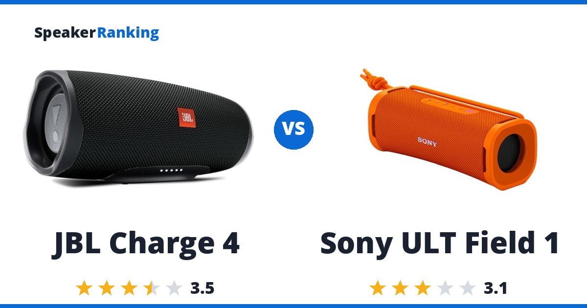 JBL Charge 4 vs Sony ULT Field 1